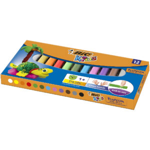 Pâte à Modeler de 12 Plastelina Bic