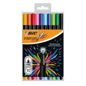 Pochette de 10 Stylos Feutre Intensity Bic
