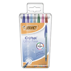 Pochette de 7 Stylos à bille Ultra Fine Bic