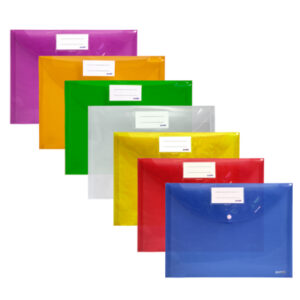 Pochette à Bouton Maxi 36x26cm Purple (10)