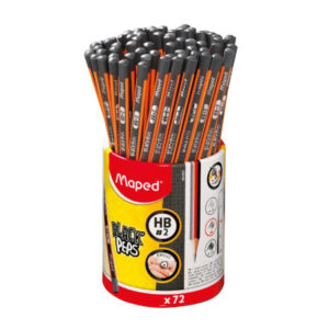 Pot de 72 Crayons Noir Maped