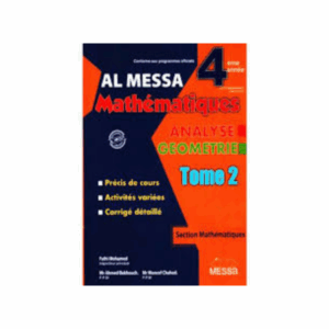 Al Messa - Mathématiques Tome 2 Bac Sec. Maths