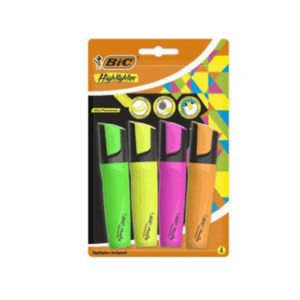 Fluo de Bic Pochette de 4