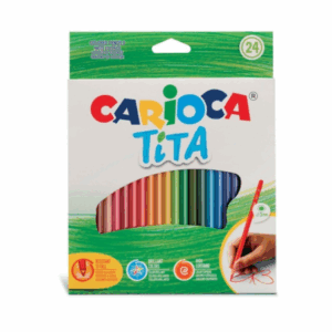 Crayons de couleur Tita 24 pièces Carioca