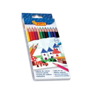 Crayons de Couleur 12/18 Triangulaire Jovi