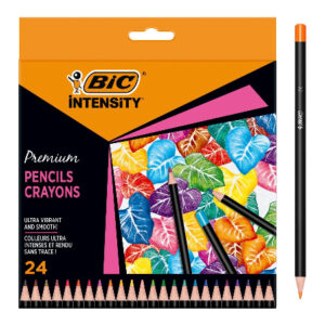 Crayons de Couleur de 24 Intensity Bic