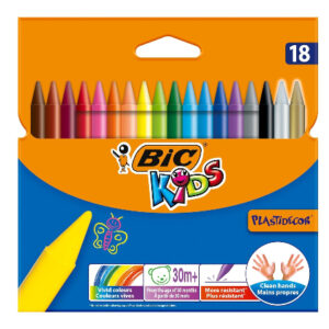 Crayons Pastel de 18 Bic kids