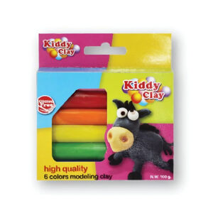 Pâte à Modeler de 6 Kiddy Clay (BX-100-6)