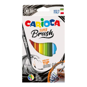Feutres de 10 Super Brush Carioca