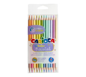 Crayons de Couleur de 12 Pastels Bicolor Carioca