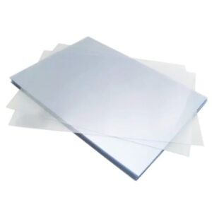 Page de Garde Transparent en PVC 125 Mic